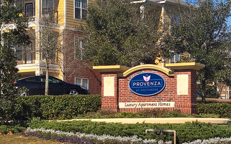furnished apartments Tallahassee This is the entrance to one of our corporate housing communities inTallahassee.